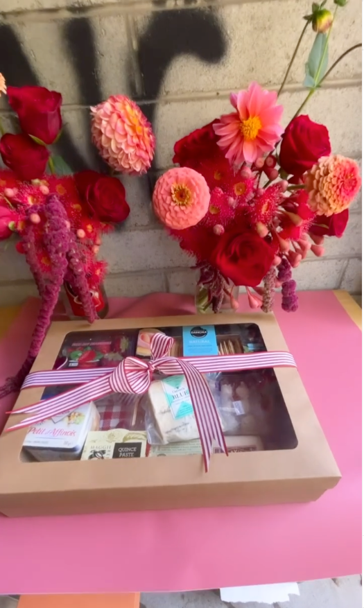 Strawberry fields. Cheese grazing board for  2 -4 people. $80